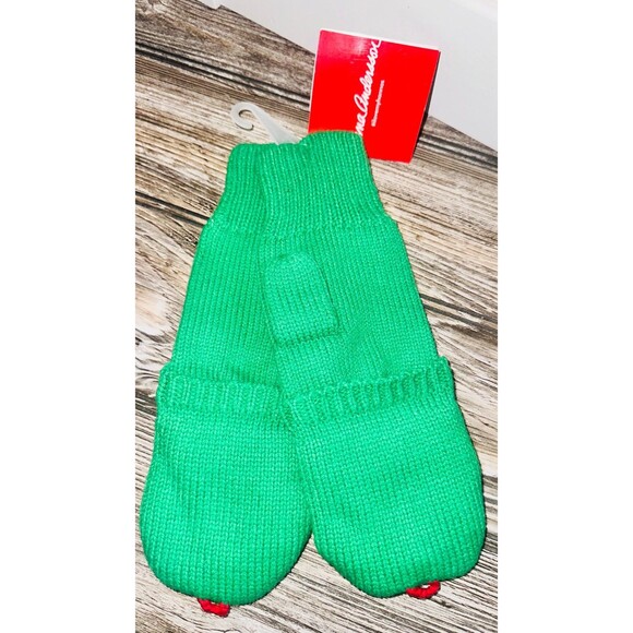 Hanna Andersson Convertible Mittens Gloves Set Dragon MEDIUM NWT - Picture 2 of 2